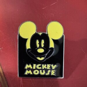 Disney Trading Pin 90973 Mickey Expressions Mystery Hidden Pouch Happy Yellow